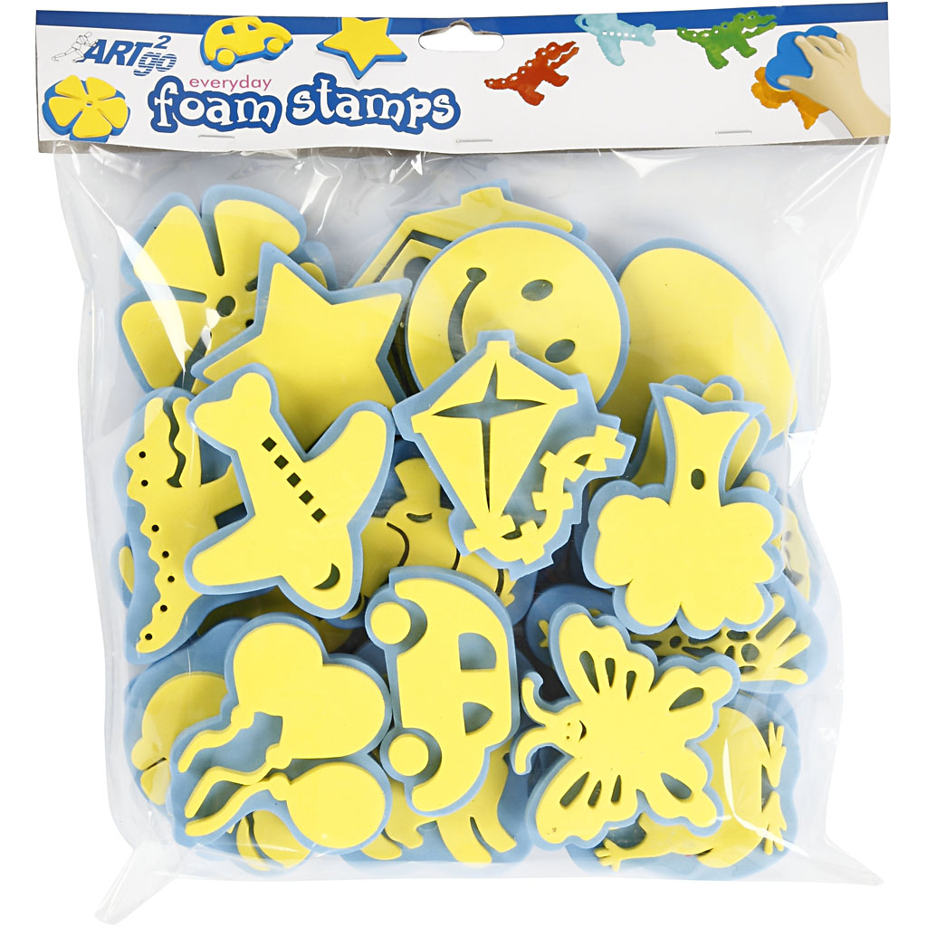 Mosgummistempler Creativ Company H  6-8 cm 24 stk/1 Pk