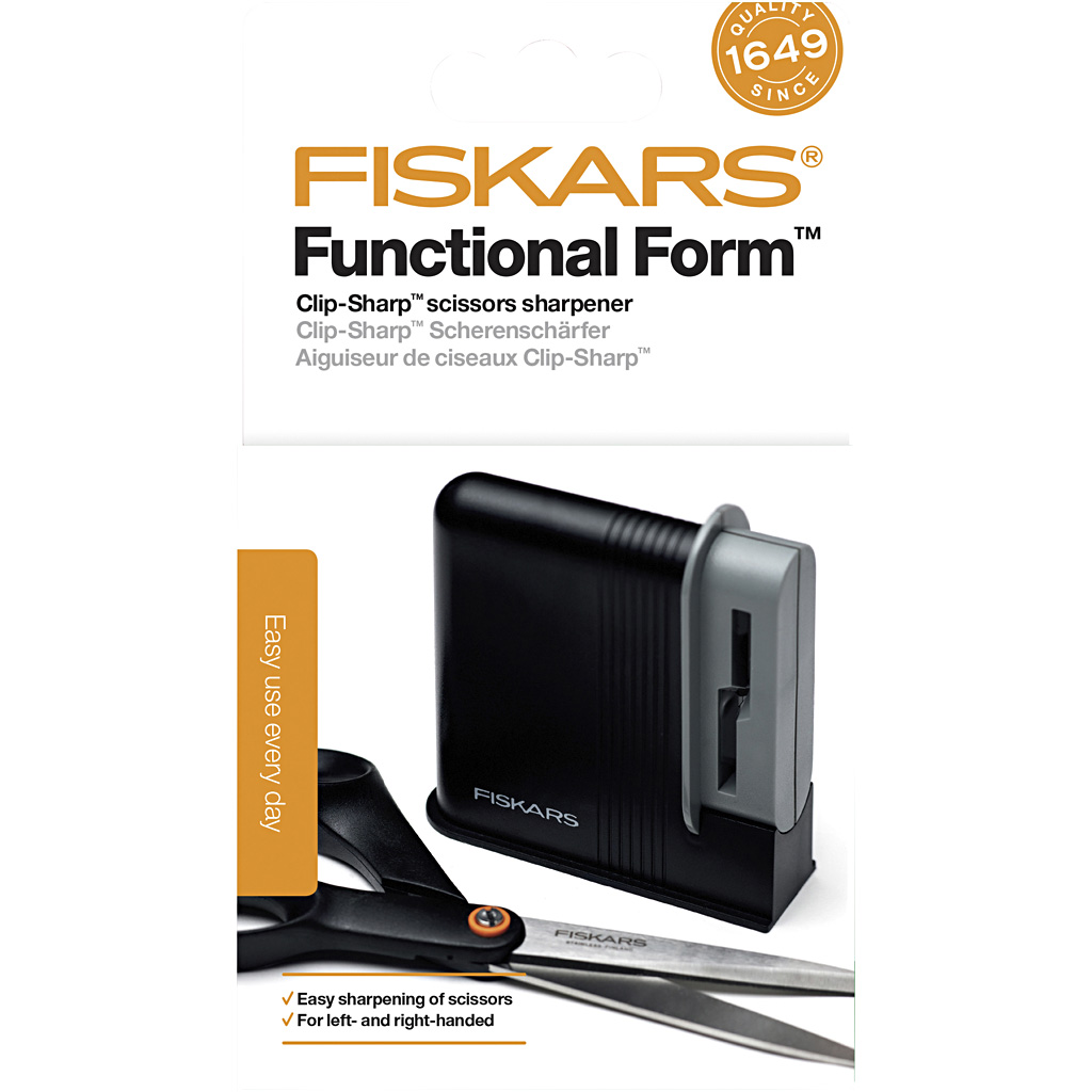 Saksesliper Fiskars Svart 1 Stk