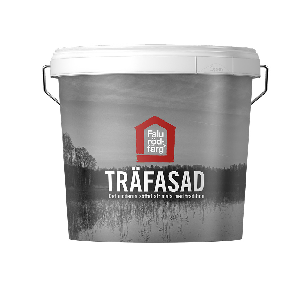 Fasadfärg Träfasad Falu Rödfärg 5 L, Röd