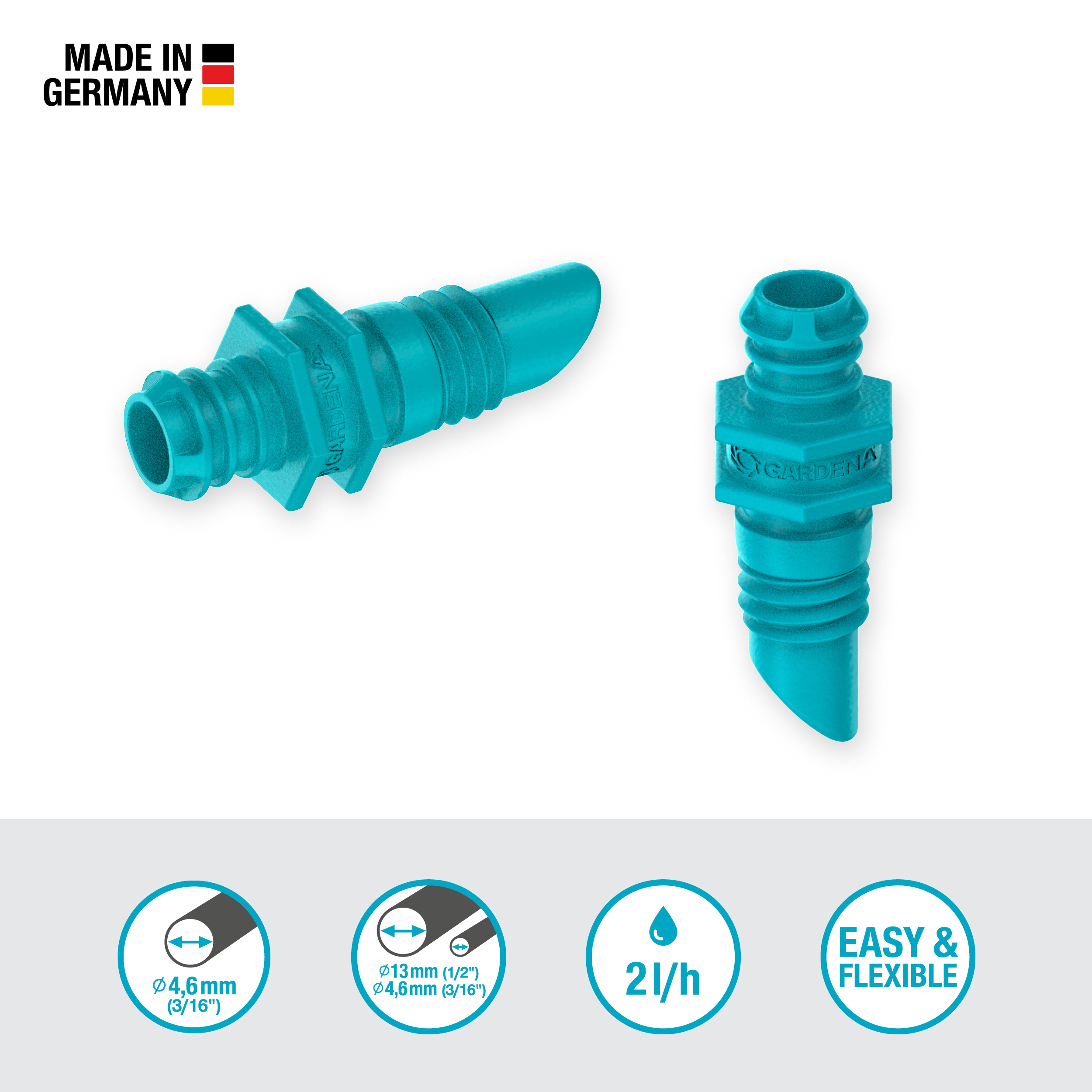 Dryppfordeler Gardena Micro-Drip 2 l/h