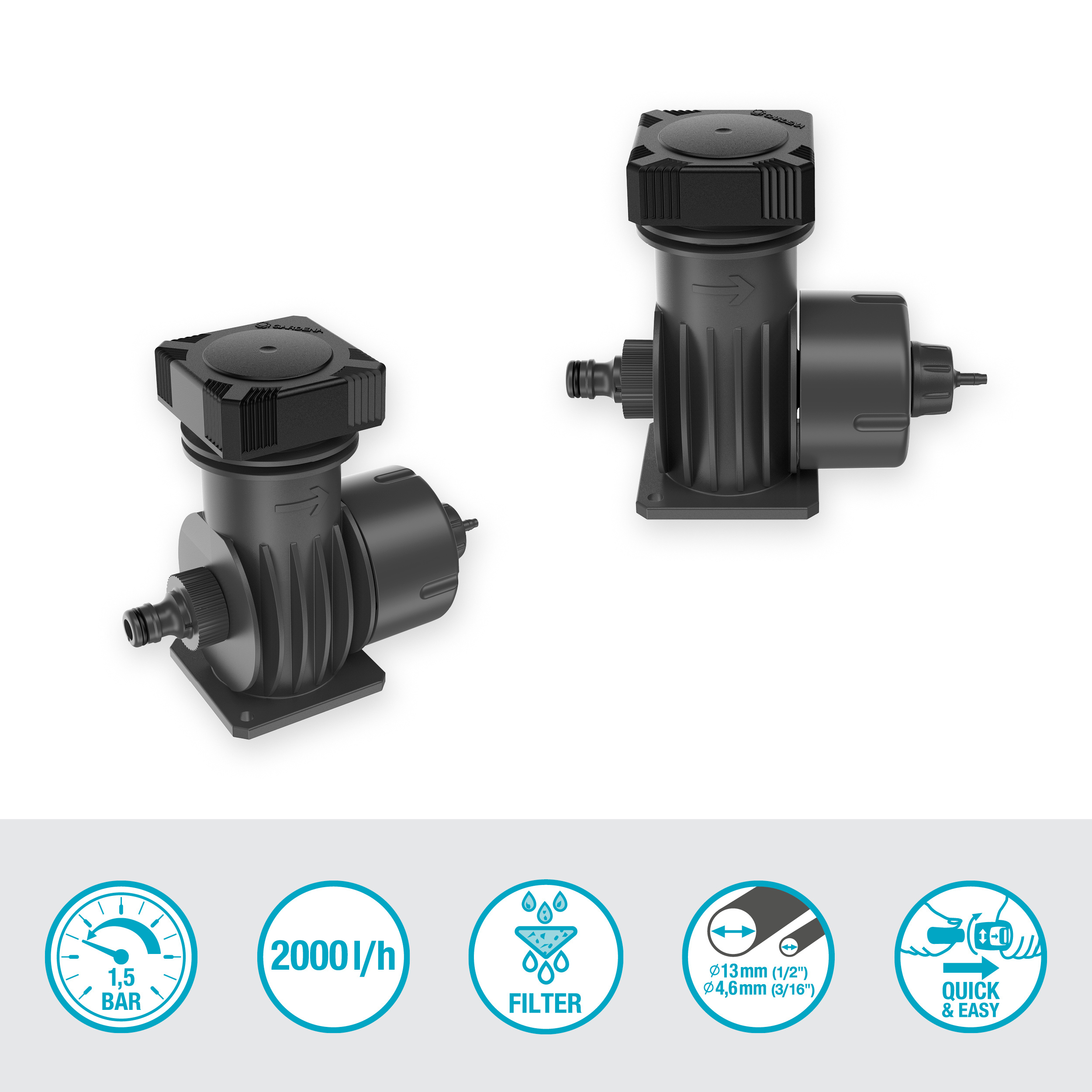 Trykkutjevner Gardena Micro-Drip 2000