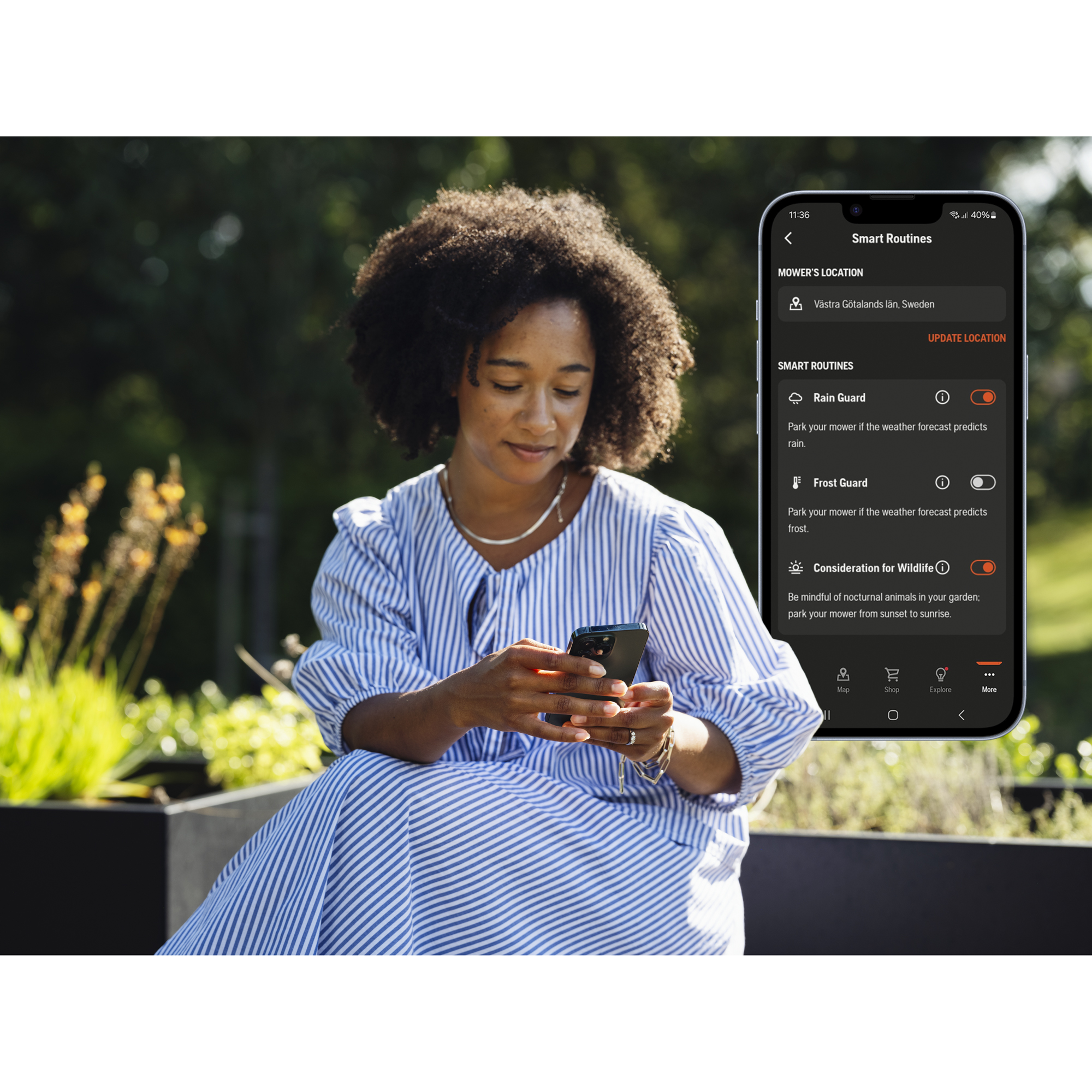 Robotgressklipper Husqvarna Automower® 320 NERA