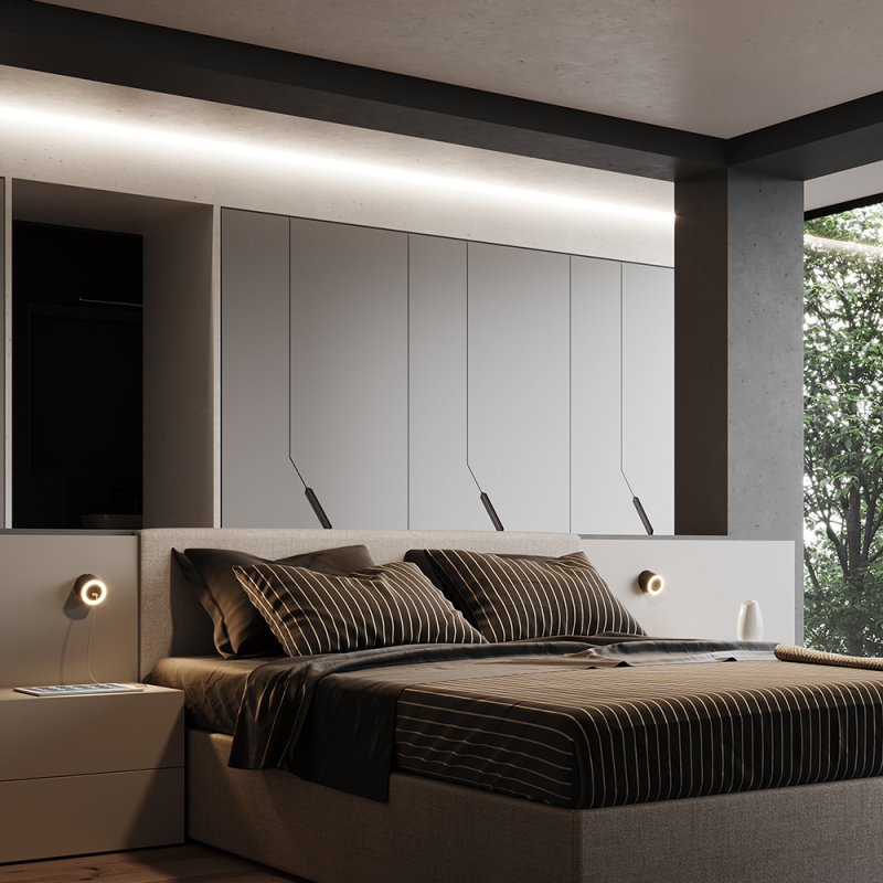 LED-spot Beslag Design Unika Stikkontakt