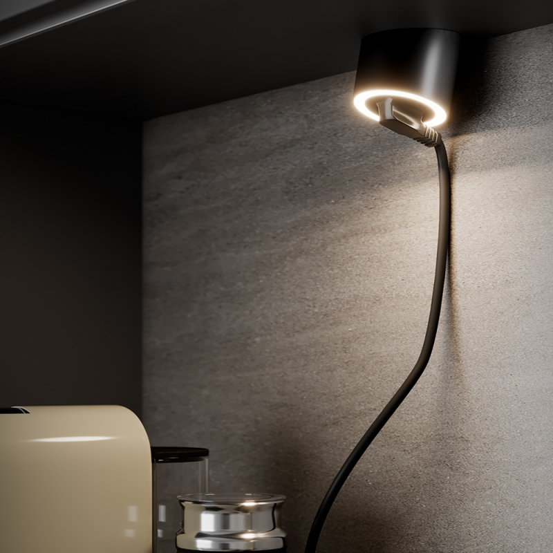 LED-spot Beslag Design Unika Stikkontakt