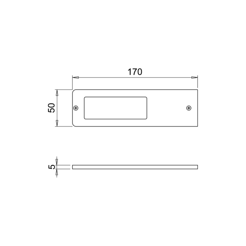 LED-Spot Beslag Design Vega 24V/5W 2700 K