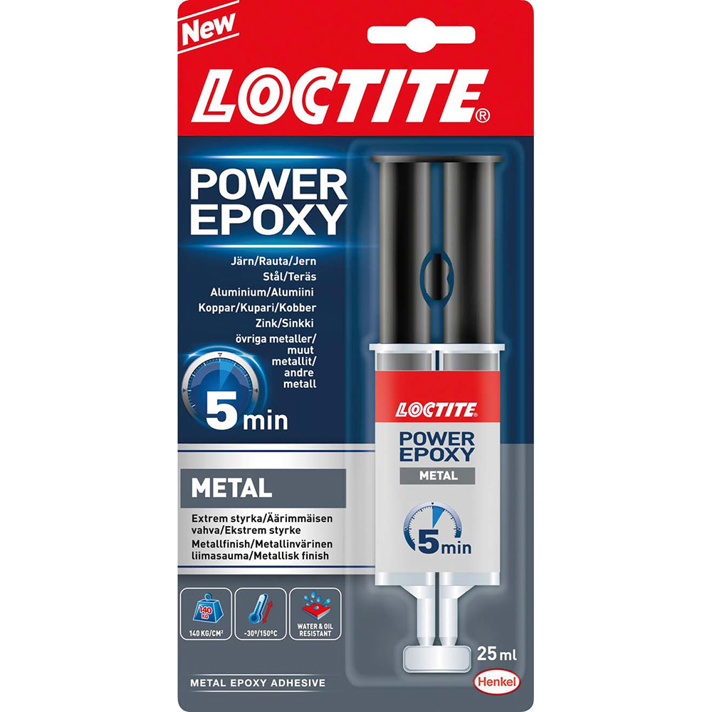 Epoxylim 2 Loctite 5 ml Stål 5 Min