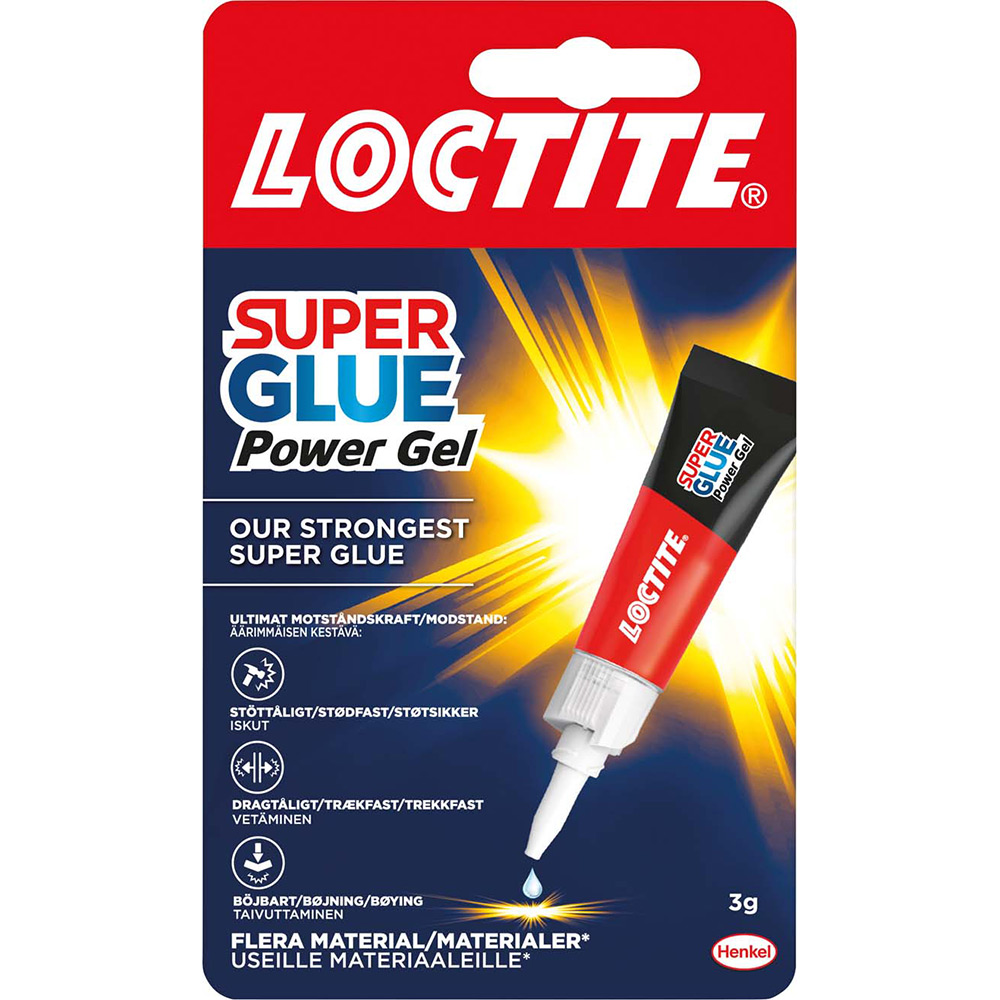 Snabblim Loctite Power Flex Gel 3g Loc