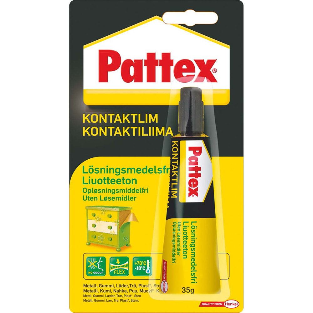 Kontaktlim Pattex 35g  Lösningsmedelsfri