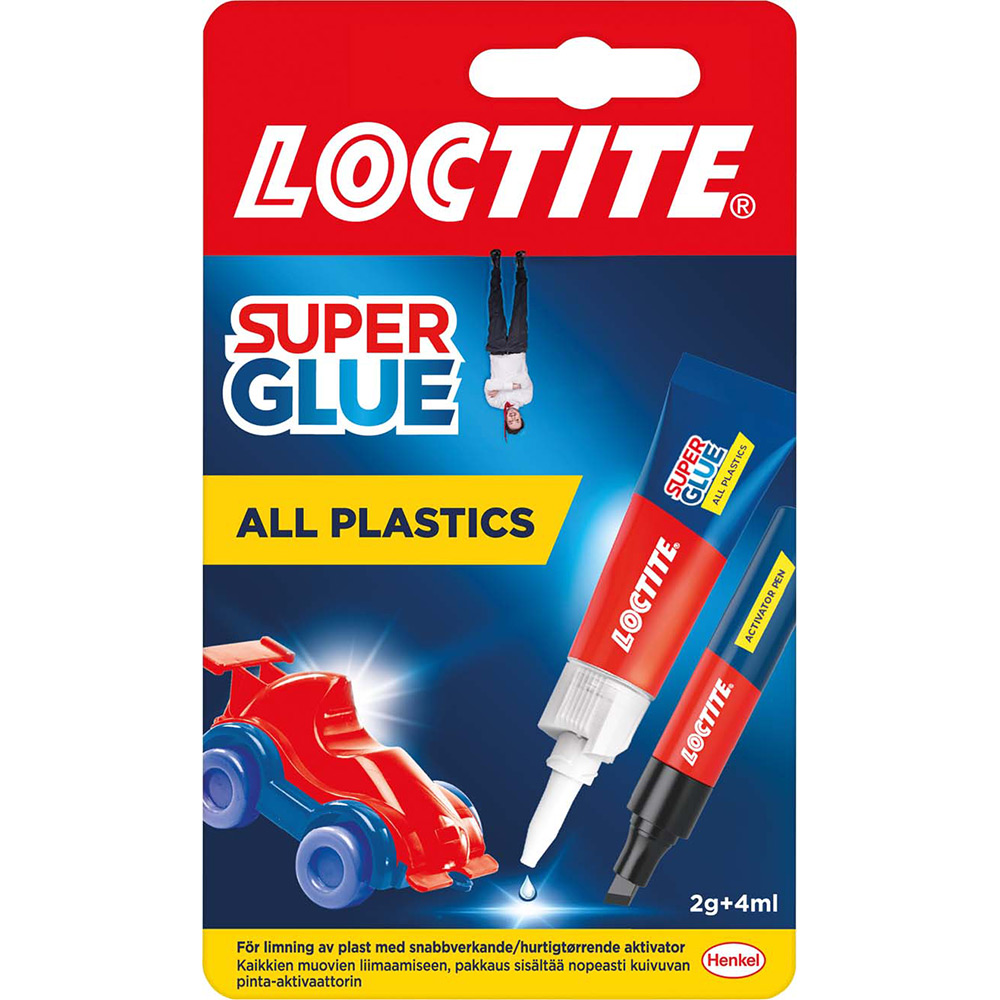Snabblim Loctite All Plastics 2g Loc