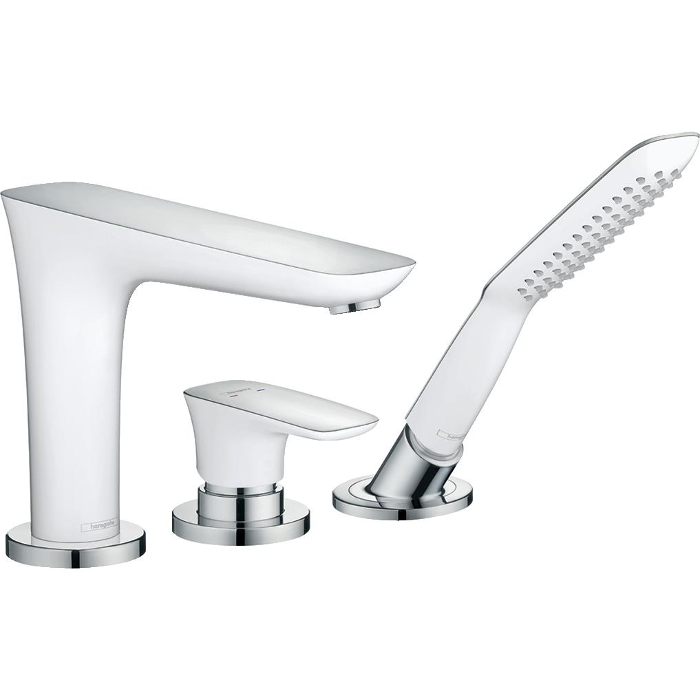 Sargblandare Hansgrohe Puravida 3-håls Vit/Krom