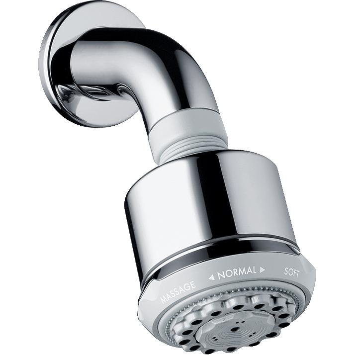 Hoveddusj Hansgrohe Clubmaster 3jet for Vegg