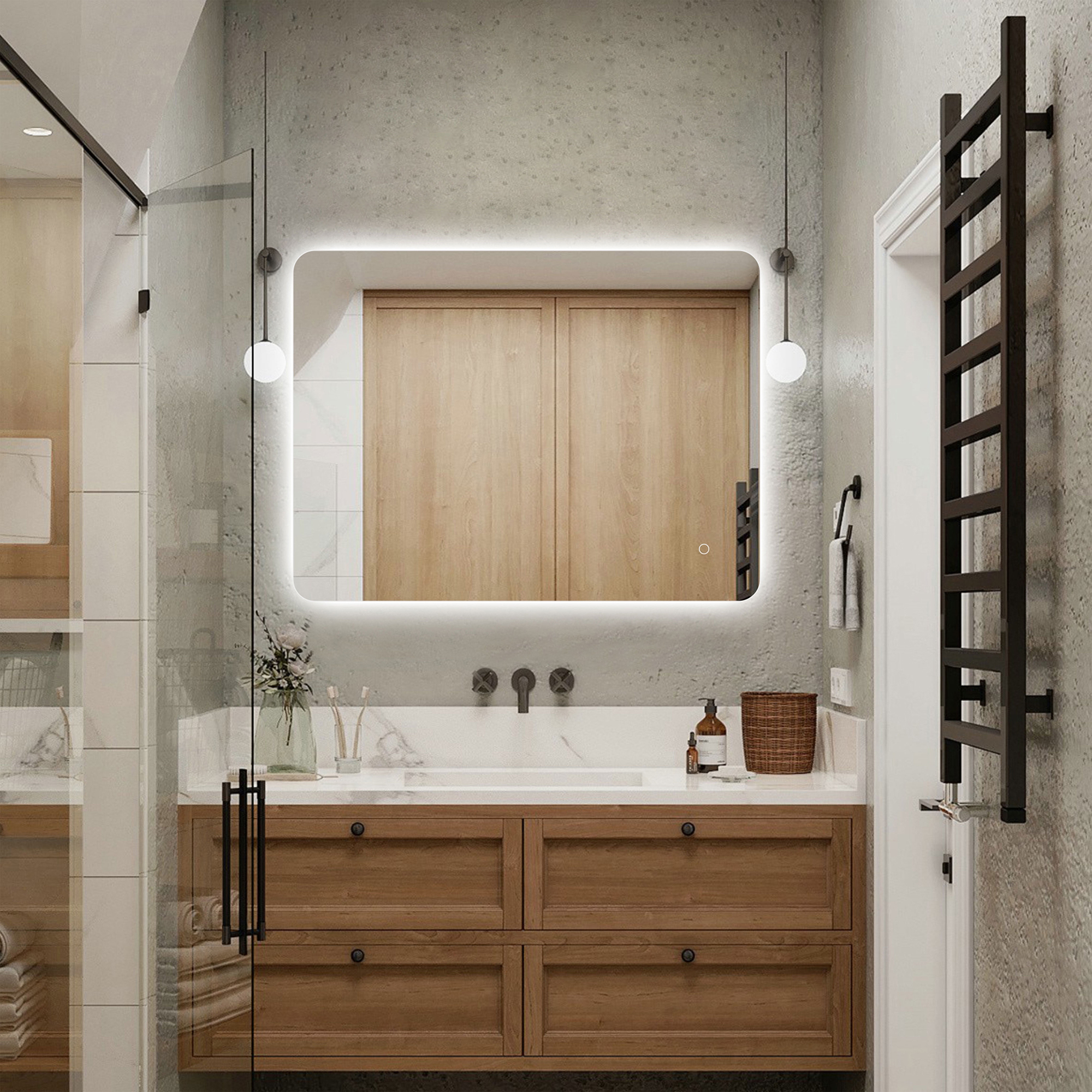 Speil Lavabo Studio LED