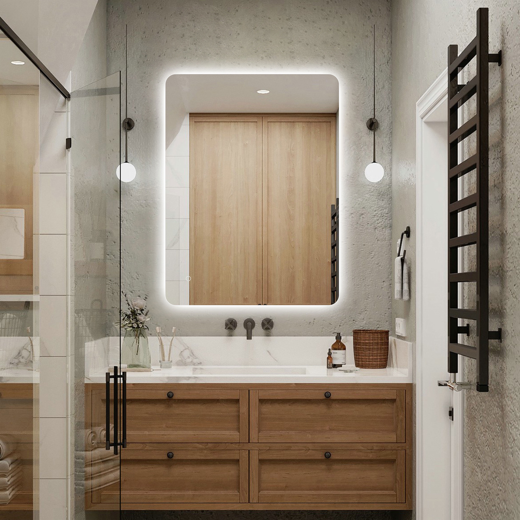 Speil Lavabo Studio LED