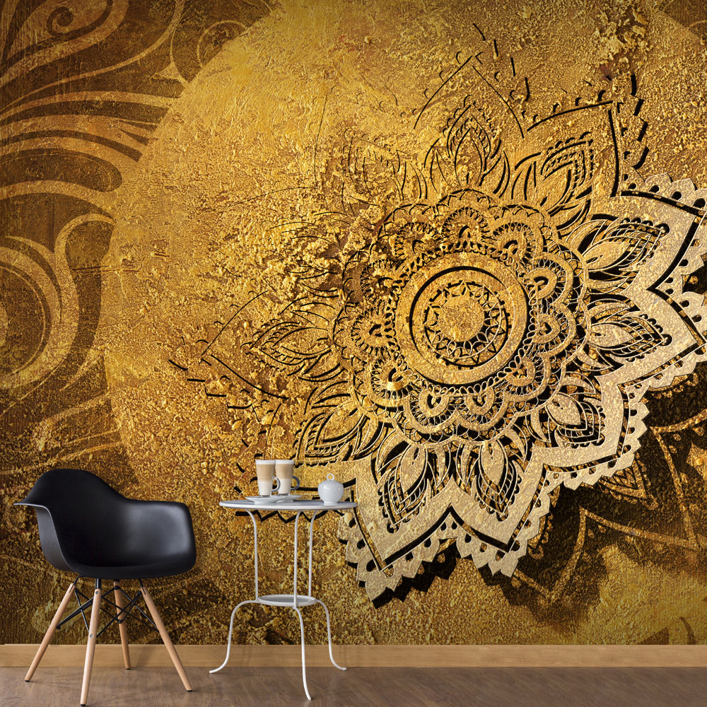Fototapet Arkiio Självhäftande Golden Illumination Storlek: 147x105 cm