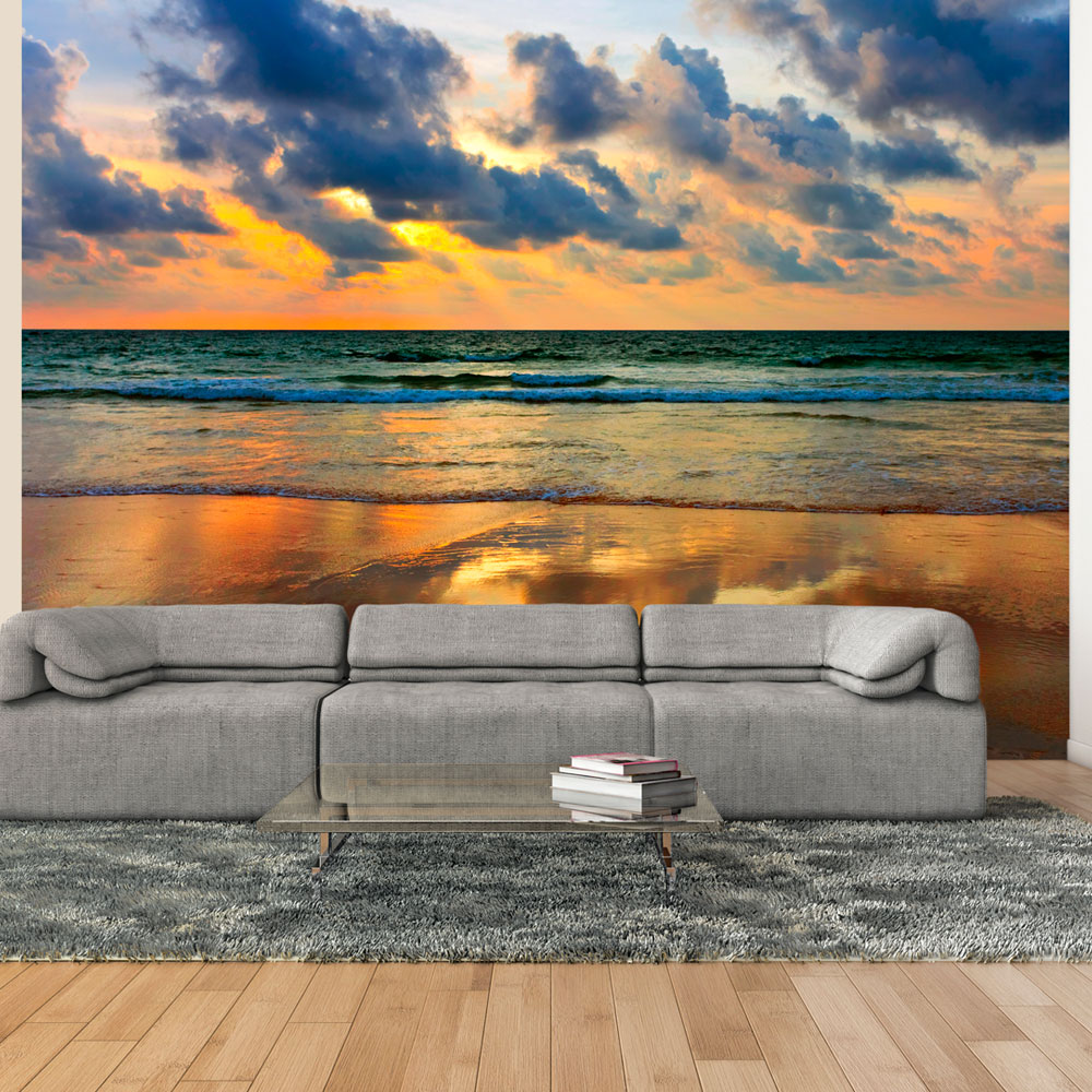 Fototapet Arkiio Färgglada Solnedgången Över Havet Storlek: 350x270 cm