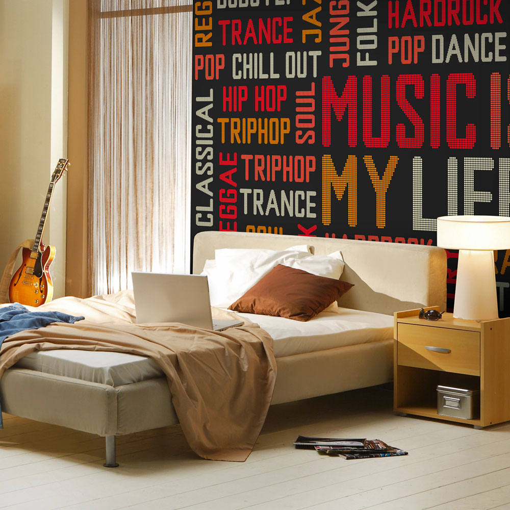 Fototapet Arkiio Music Is My Life Storlek: 350x270 cm