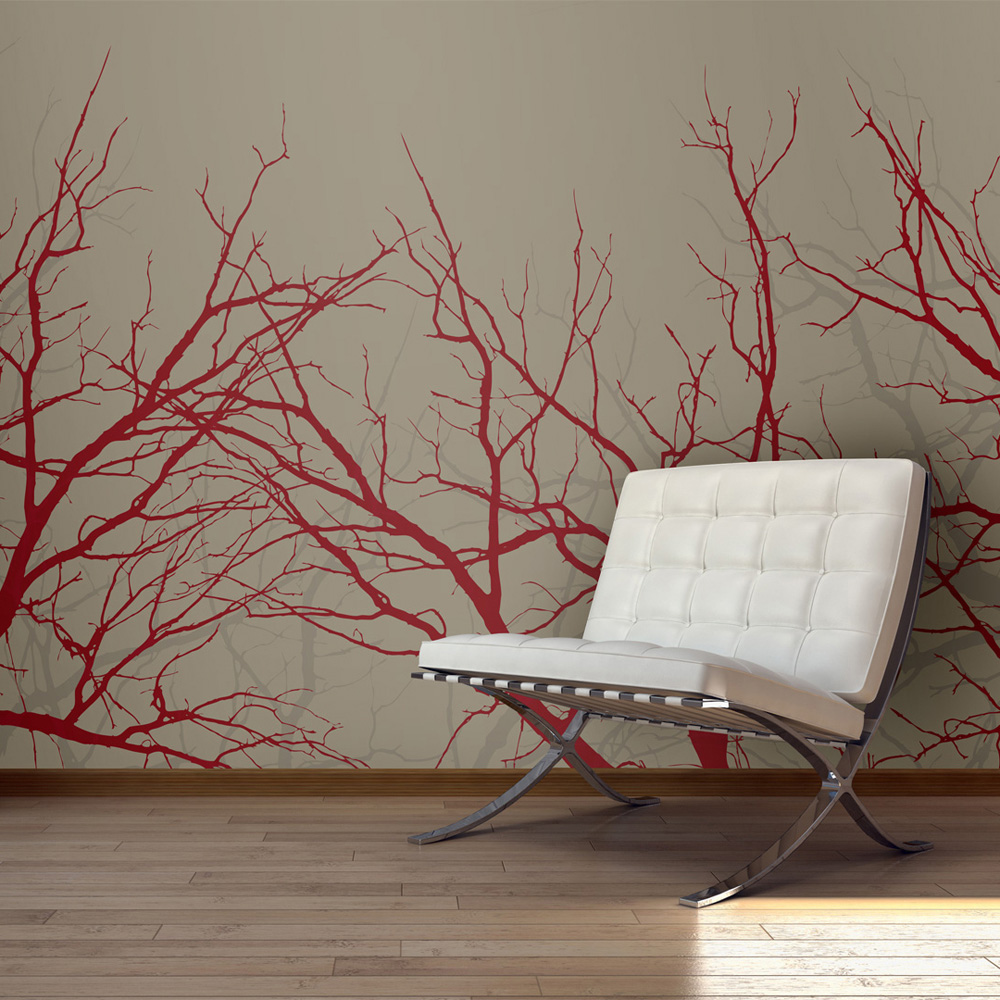 Fototapet Arkiio Red Hot Branches Storlek: 250x193 cm