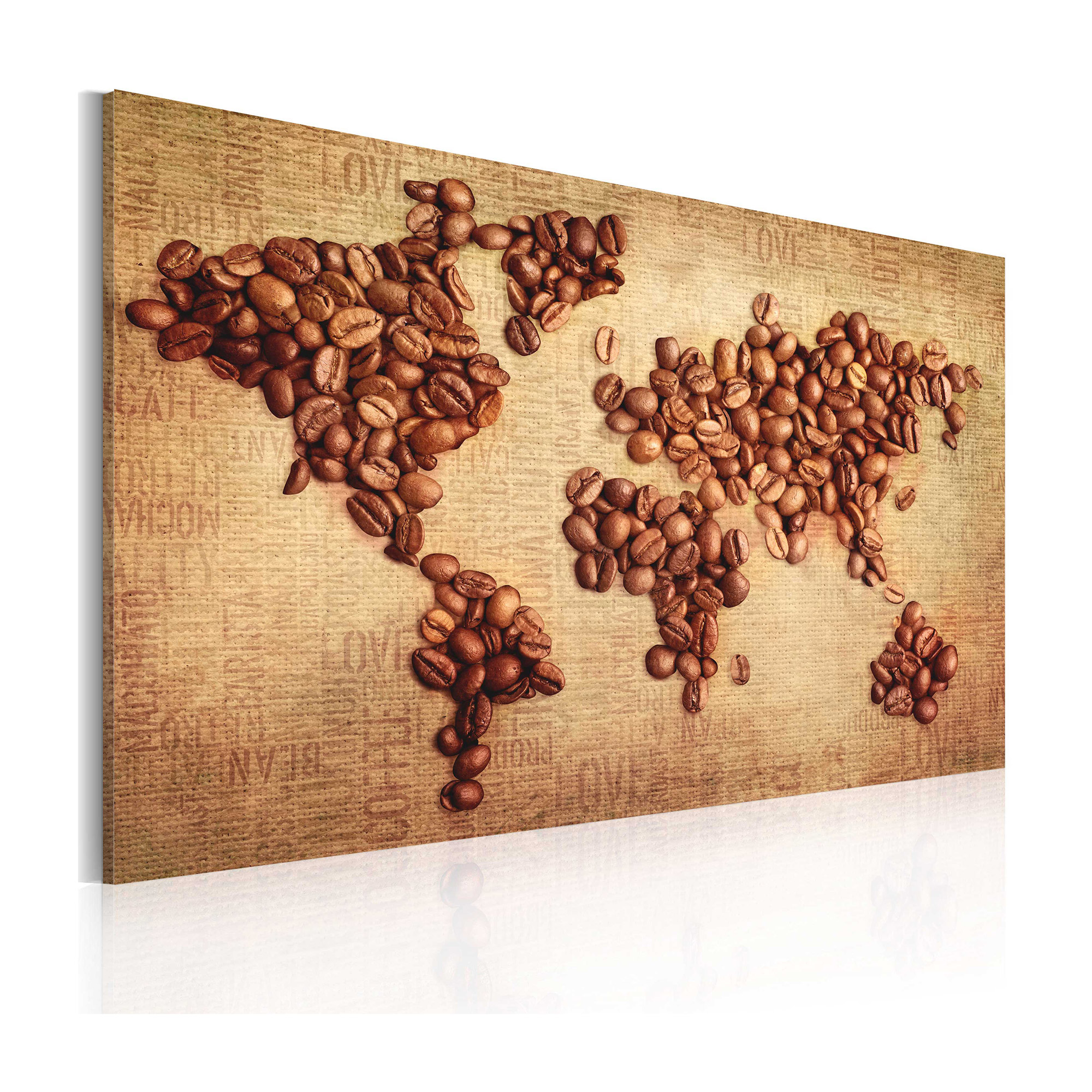 Tavla Arkiio Kaffe Från Hela Världen 90x60 cm