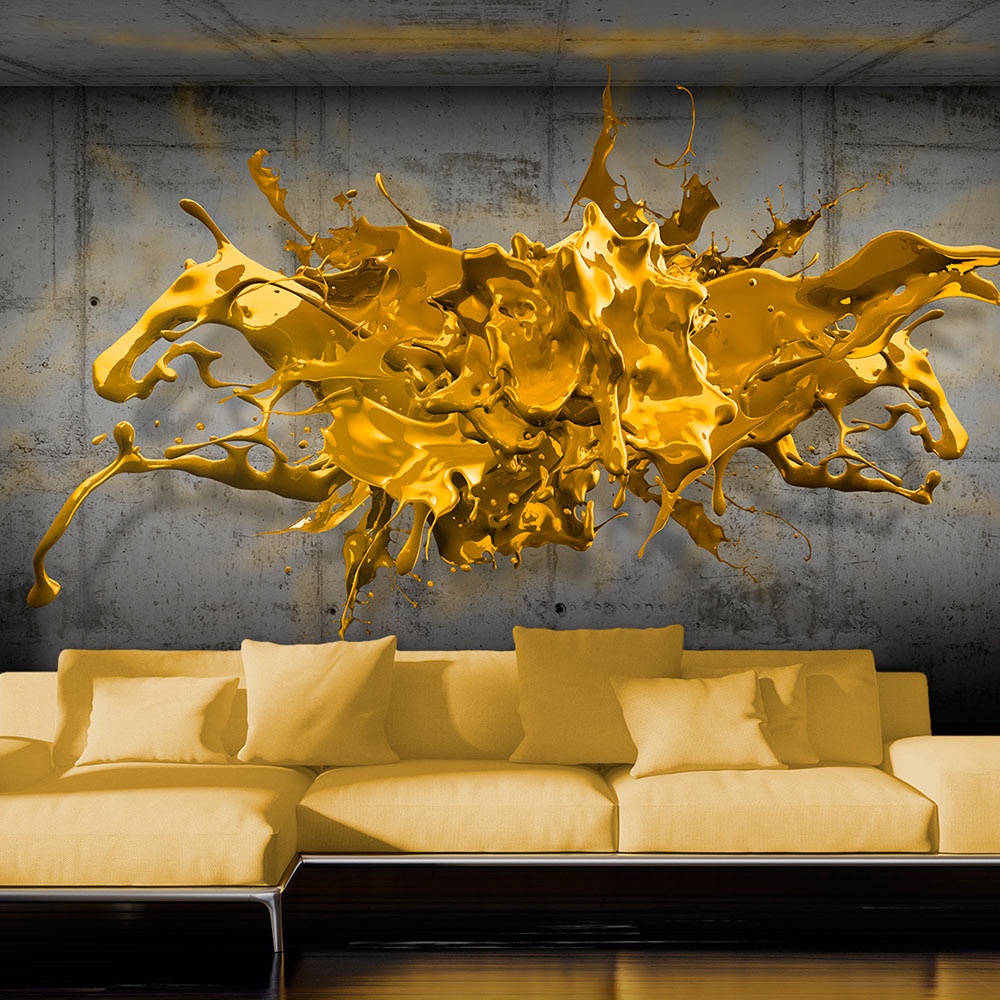 Fototapet Arkiio Yellow Splash Storlek: 200x140 cm