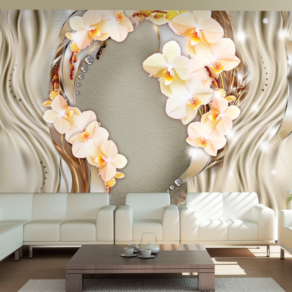 Fototapet Arkiio Wreath Of Orchids Storlek: 300x210 cm