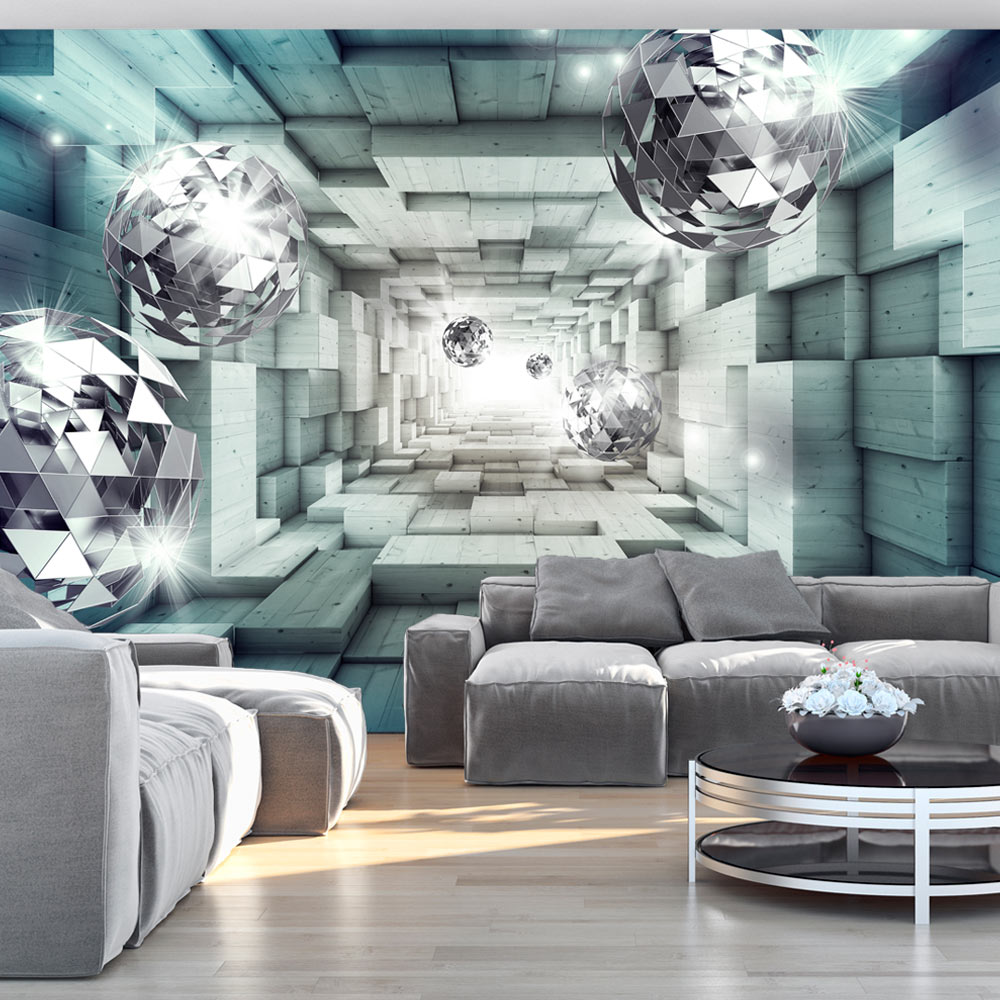 Fototapet Arkiio Journey Through The Blue Tunnel Storlek: 400x280 cm