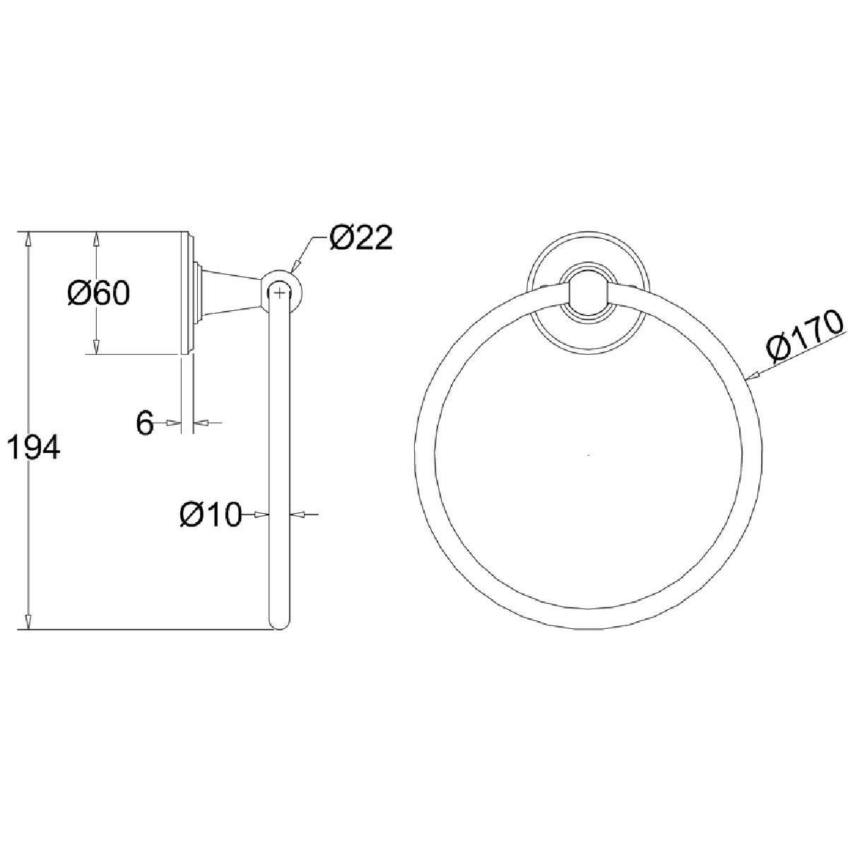 Handduksring Burlington A3