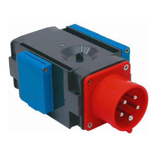 Forgrener Byggström 3-fas/Schuko 16 A