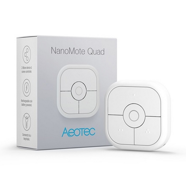Fjärrkontroll Aeotec NanoMote Quad AEOEZWA003