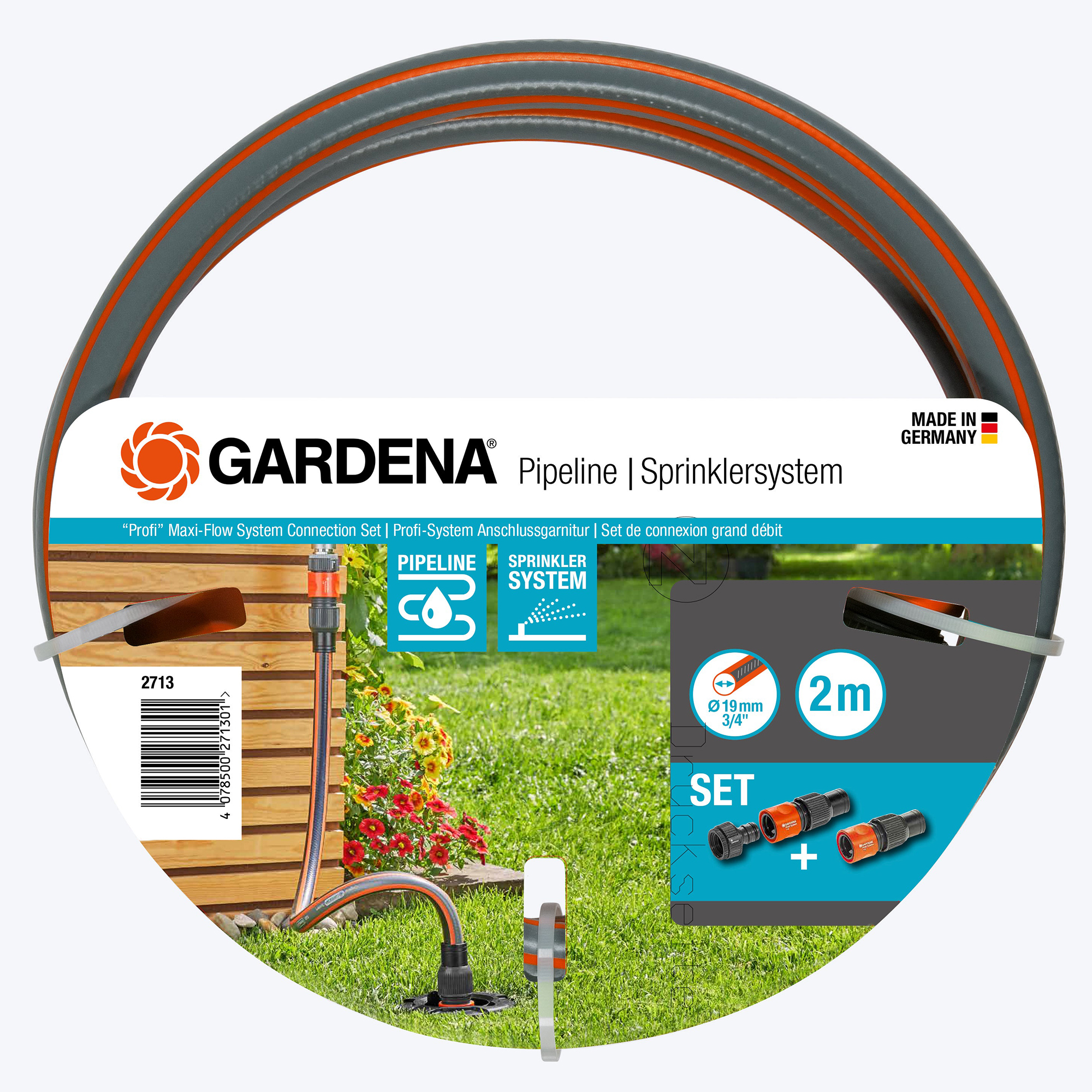 Tilkoblingspakke Gardena Profi Maxi-Flow System
