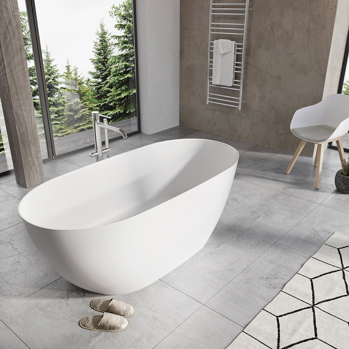 Badkar Strømberg Arden 1600 mm