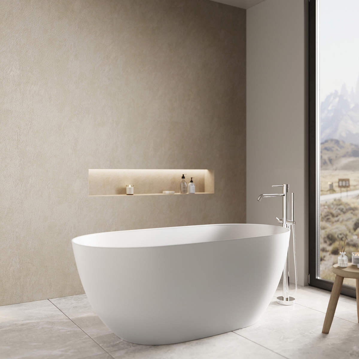 Badkar Strømberg Arden 1600 mm