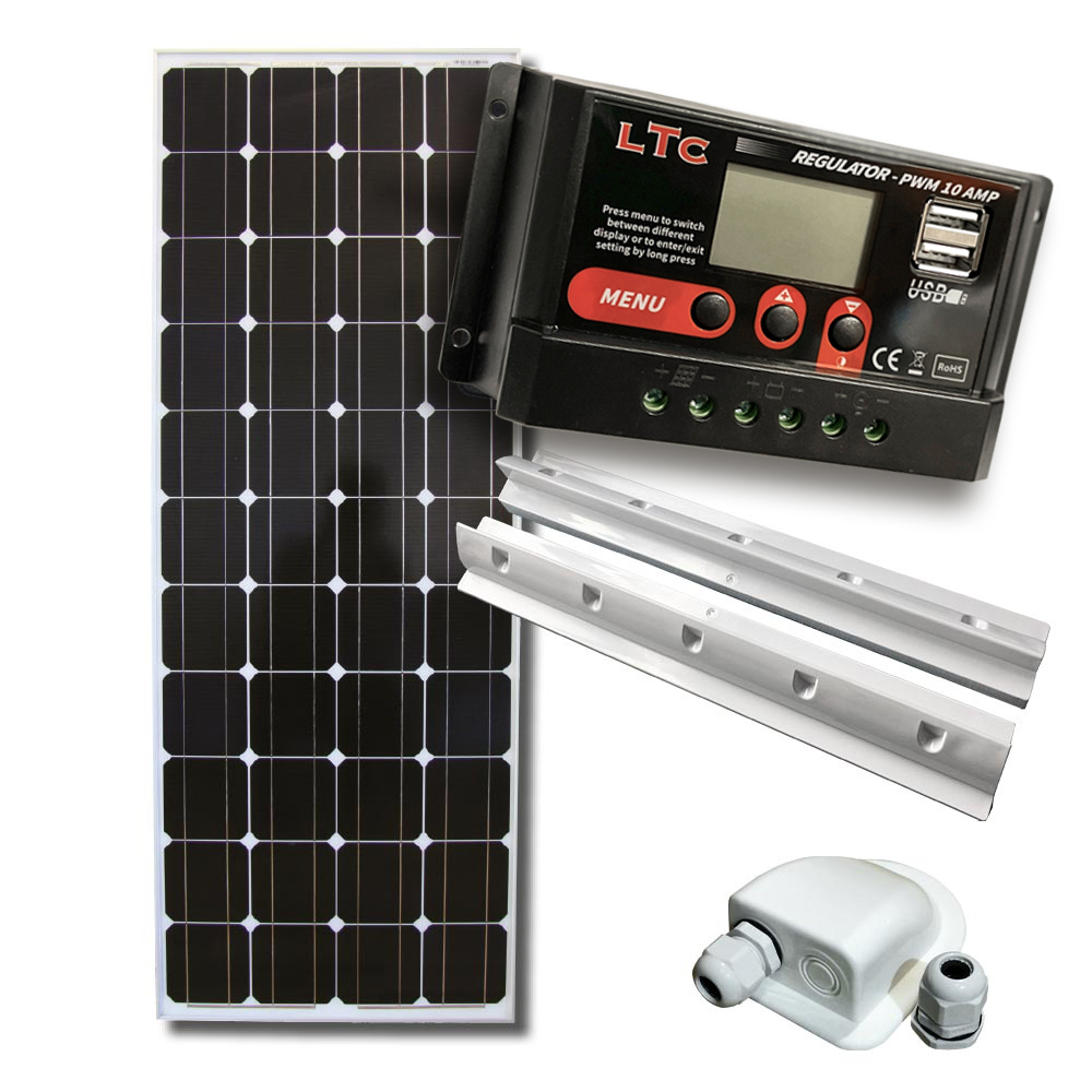 Solcellspaket LTC Long 120 W 10A PWM