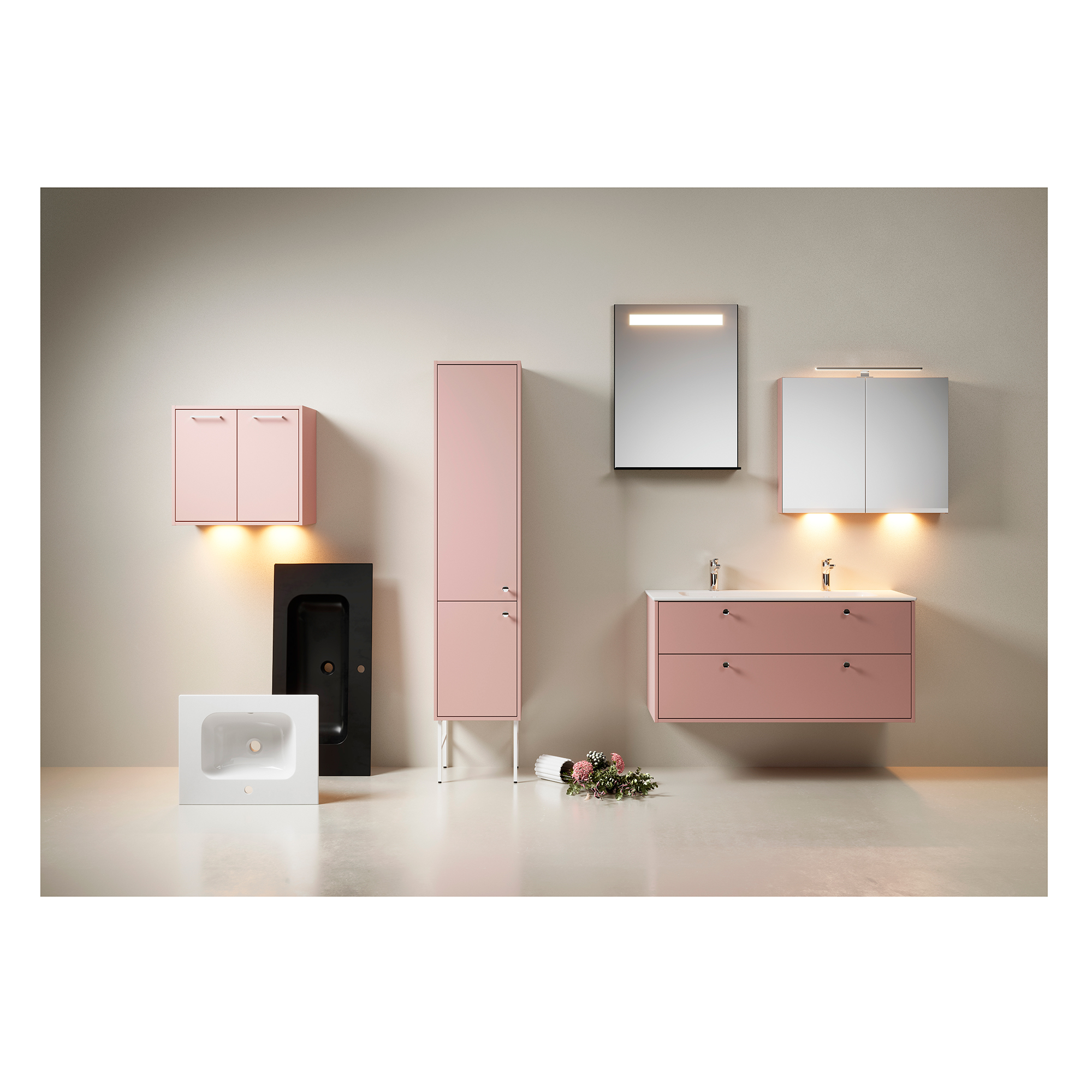 Benställning Gustavsberg Artic till Väggskåp 39 cm