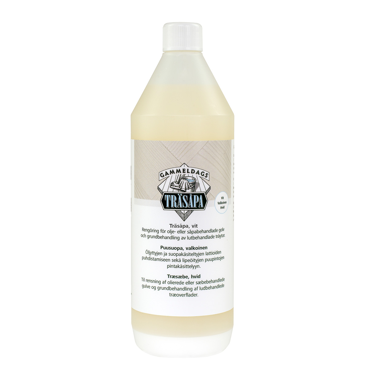 Träsåpa Gammeldags Vit | golv - golvtillbehor - ovriga-golvtillbehor | KakelKungen