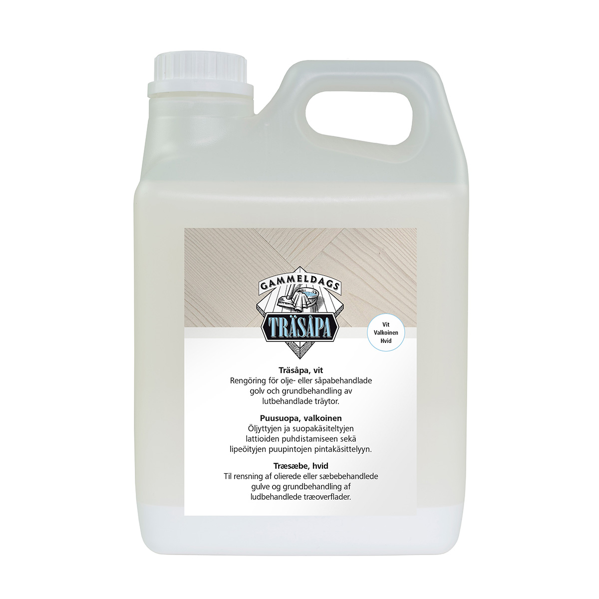 Träsåpa Gammeldags Vit | golv - golvtillbehor - ovriga-golvtillbehor | KakelKungen