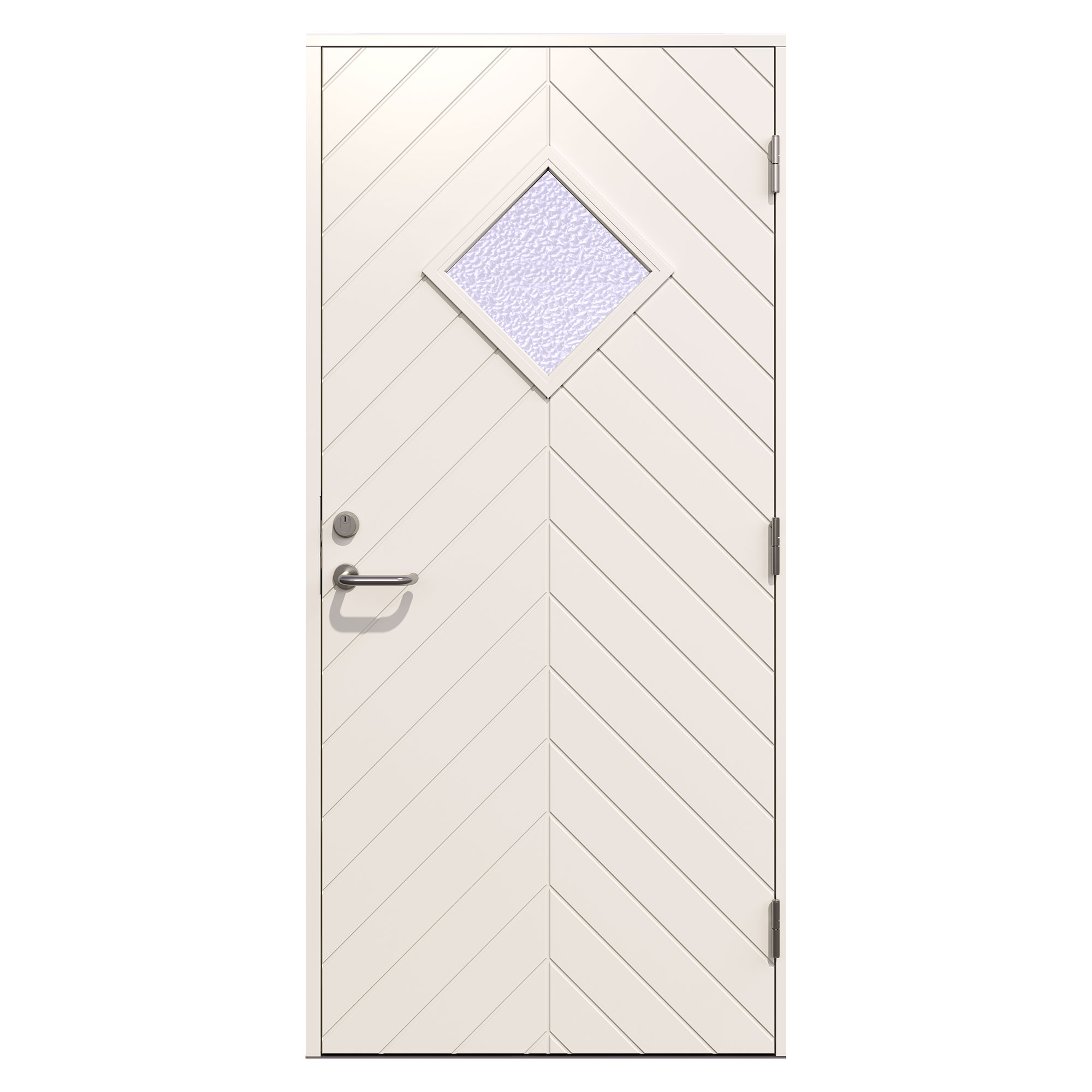 Ytterdør Gilje Færder Katedralglass