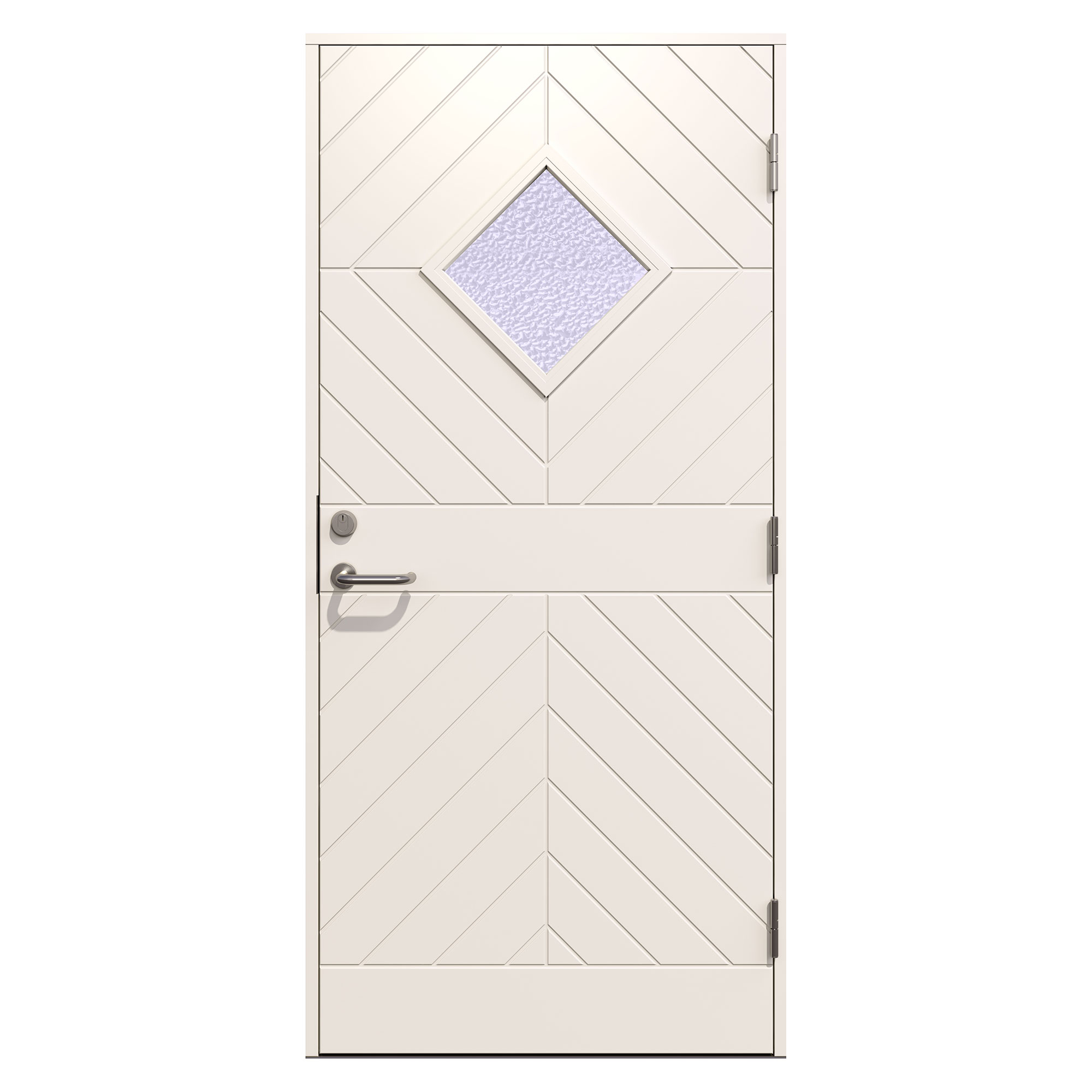 Ytterdør Gilje Røros Katedralglass