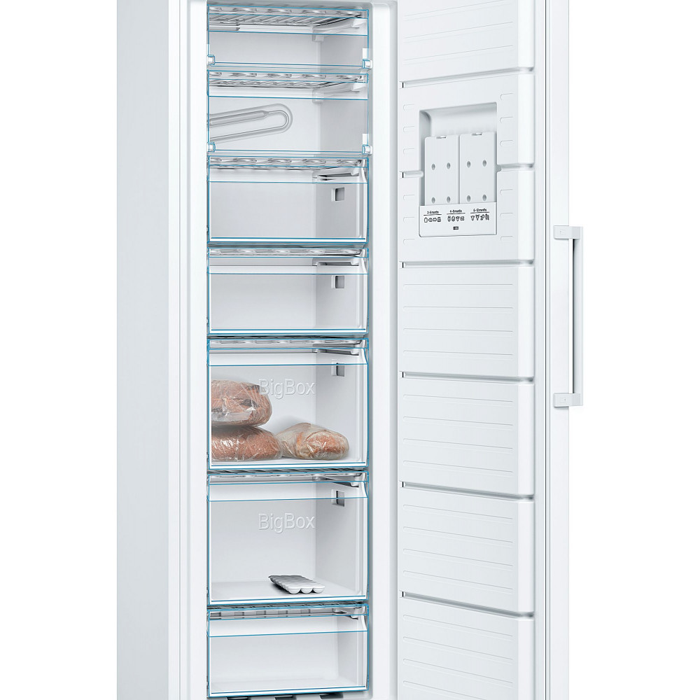 Kjøl/FrysPakke Bosch Serie 2 KSV36NWEP + GSV36VWEV 186 cm Hvit