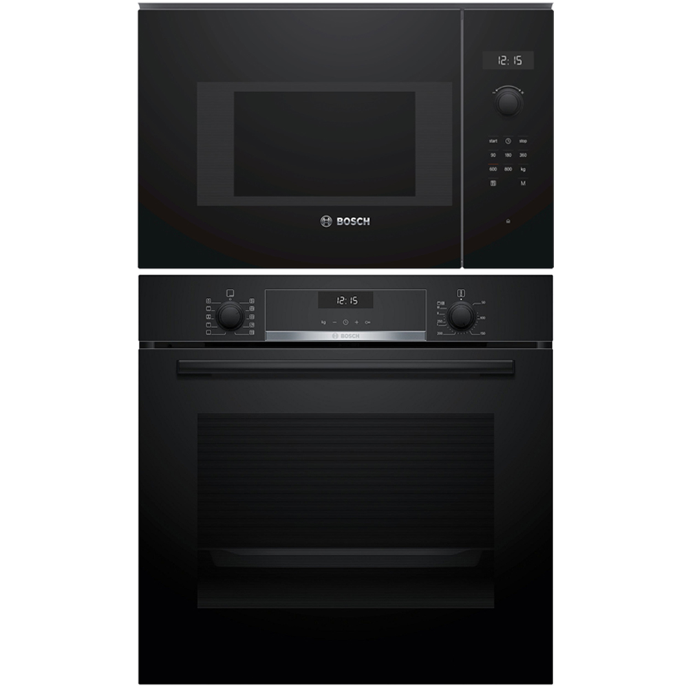 Ovn- og Mikrobølgepakke Bosch HBG537FB3 + BFL524MB0