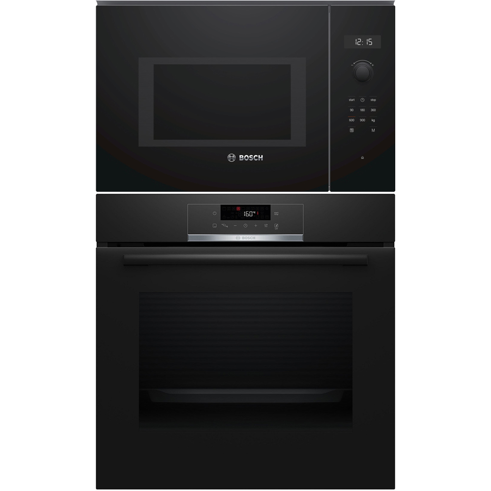 Ovn- og Mikrobølgepakke Bosch HBA571BB3 + BFL524MB0