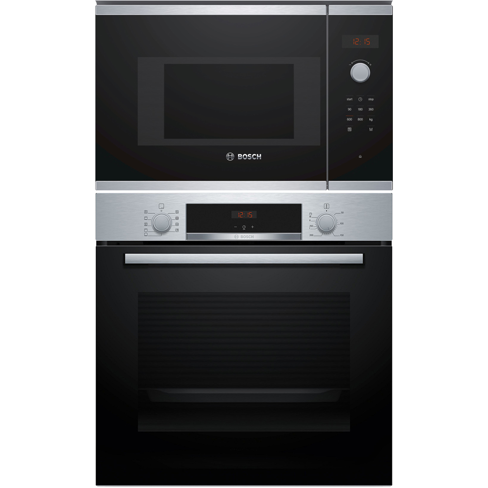 Ovn- og Mikrobølgepakke Bosch HBA534BS3 + BFL523MS0