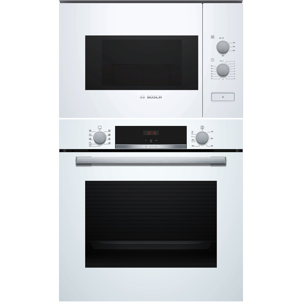 Ovn- og Mikrobølgepakke Bosch HBA534BW3 + BFL520MW0