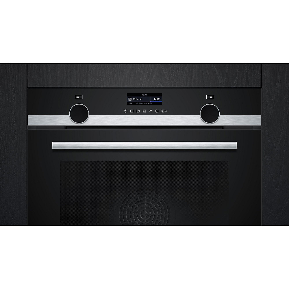 Ovn/Platetopp Siemens HB579GBR3 + EX675LYV1E Selvrensende med Air Fry og FlexInduction Plus Pakke