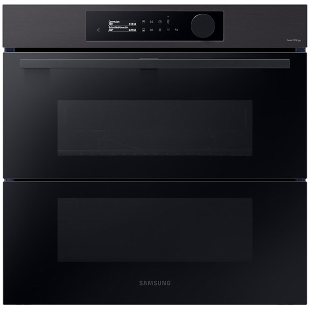Ovn- og Mikrobølgepakke Samsung NV7B57508AB + MG22T8284ABE4 med Pyrolytisk Rengjøring Sort