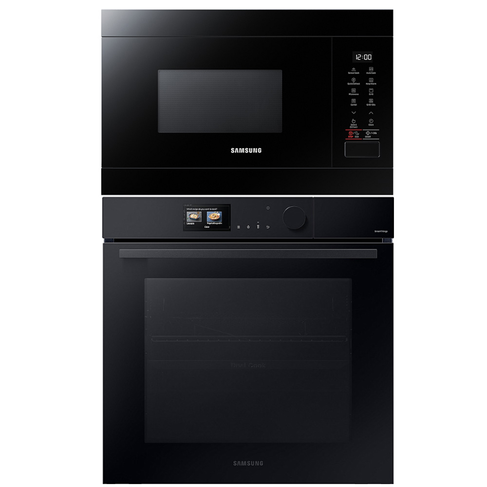 Ovn- og Mikrobølgepakke Samsung NV7B6699ACKU1 + MG22T8284ABE4 med Pyrolytisk Rengjøring