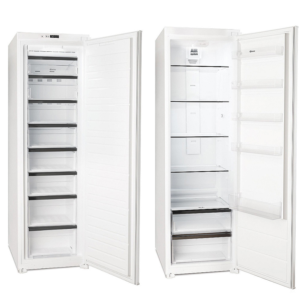 Kjøl/Frysepakke Gram KSI301754 + FSI301754N Hvit for IKEA Metod