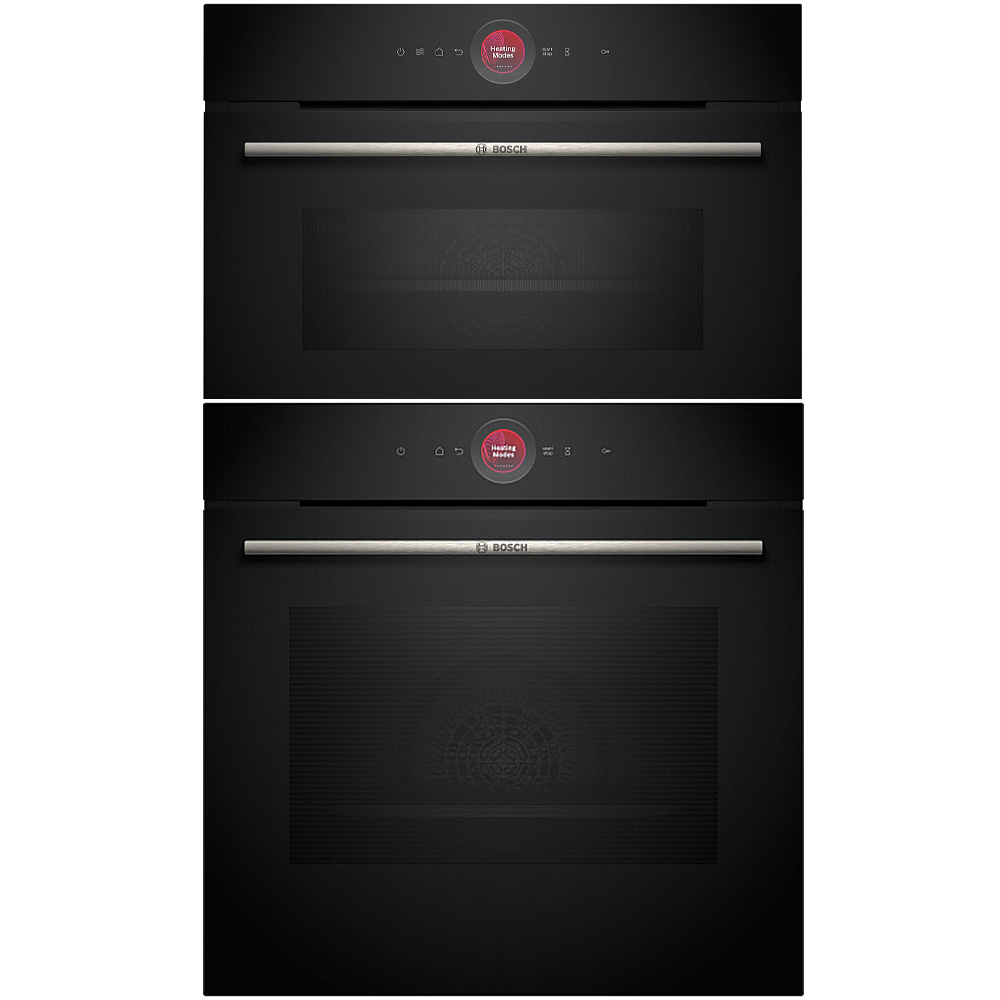 Ovn- og Mikrobølgepakke BOSCH HBG7221B1 + CMG7241B1 Serie 8 Kompaktovn Med WiFi