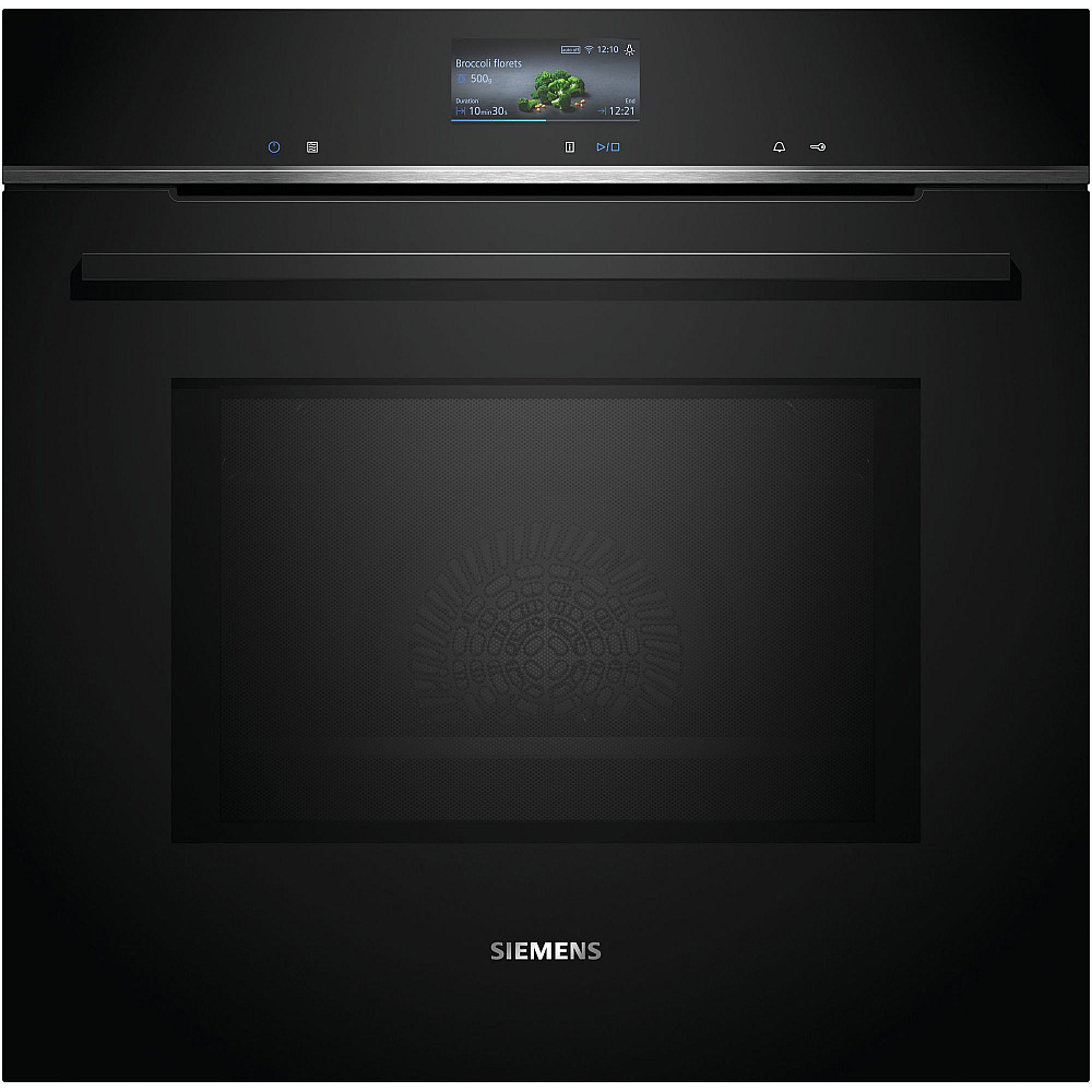 Ovn- og Mikrobølgepakke Siemens iQ700 HM736G1B1 + CM724G1B1 Sort