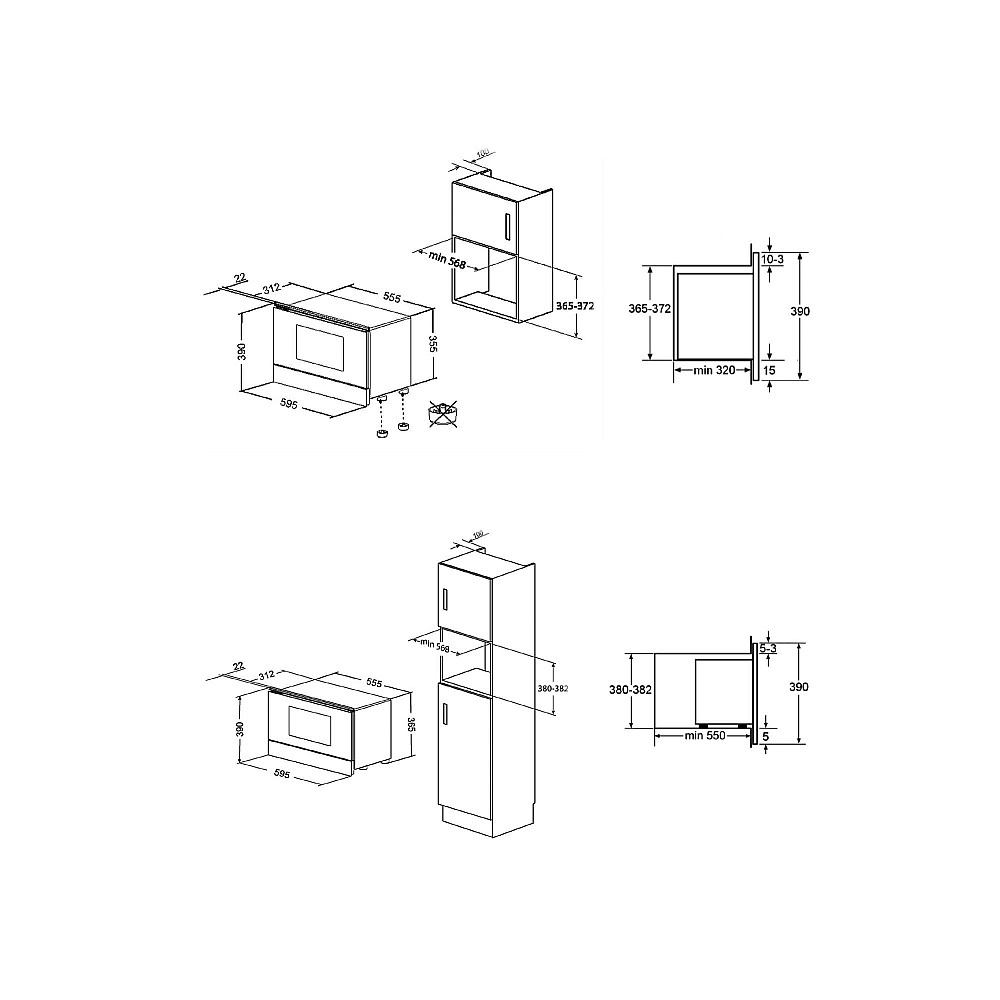 Ovn- og Mikrobølgepakke Smeg SF6300TVX + MP322X1 Classic Rustfri Med Damprensing