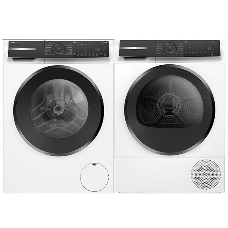 Vaskemaskin med Tørketrommel BOSCH WGH256AESN-WQH245B9SN Serie 6 i-DOS Hvit